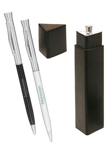 Slim Metal Hotel Pens Gift Set