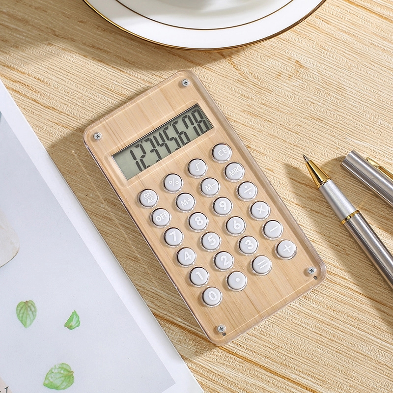 Multifunction bamboo calculator 2