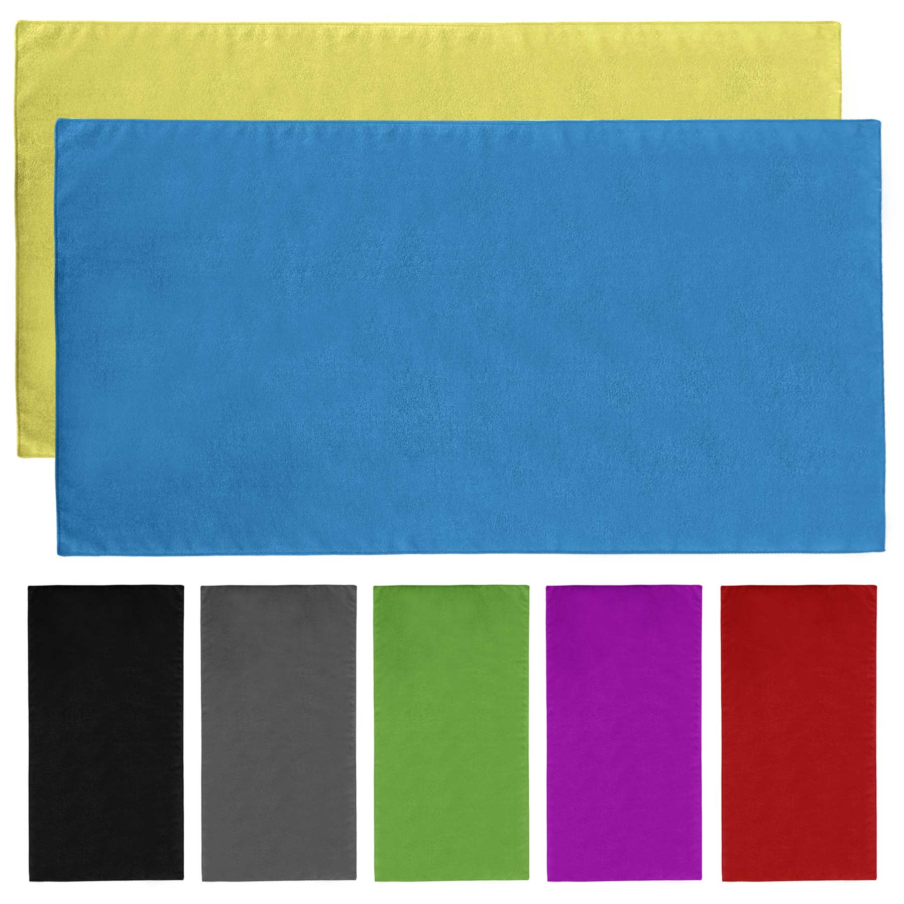 250gsm Full Color Dying Microfiber Beach Towels 2