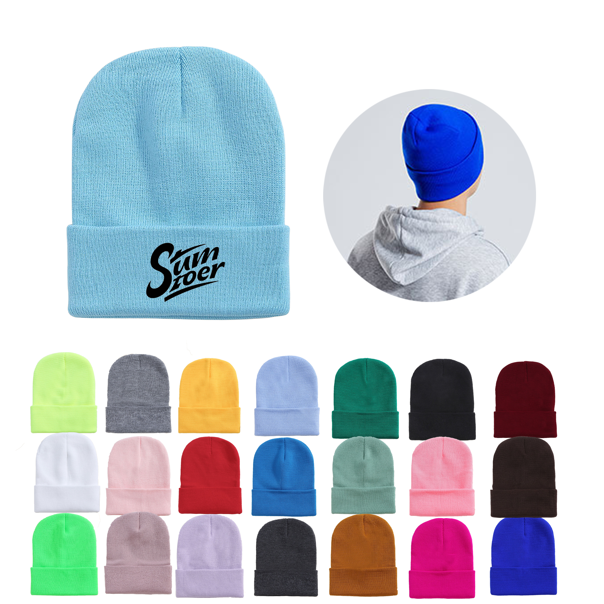 Acrylic Warm Winter Hat MOQ 20 2