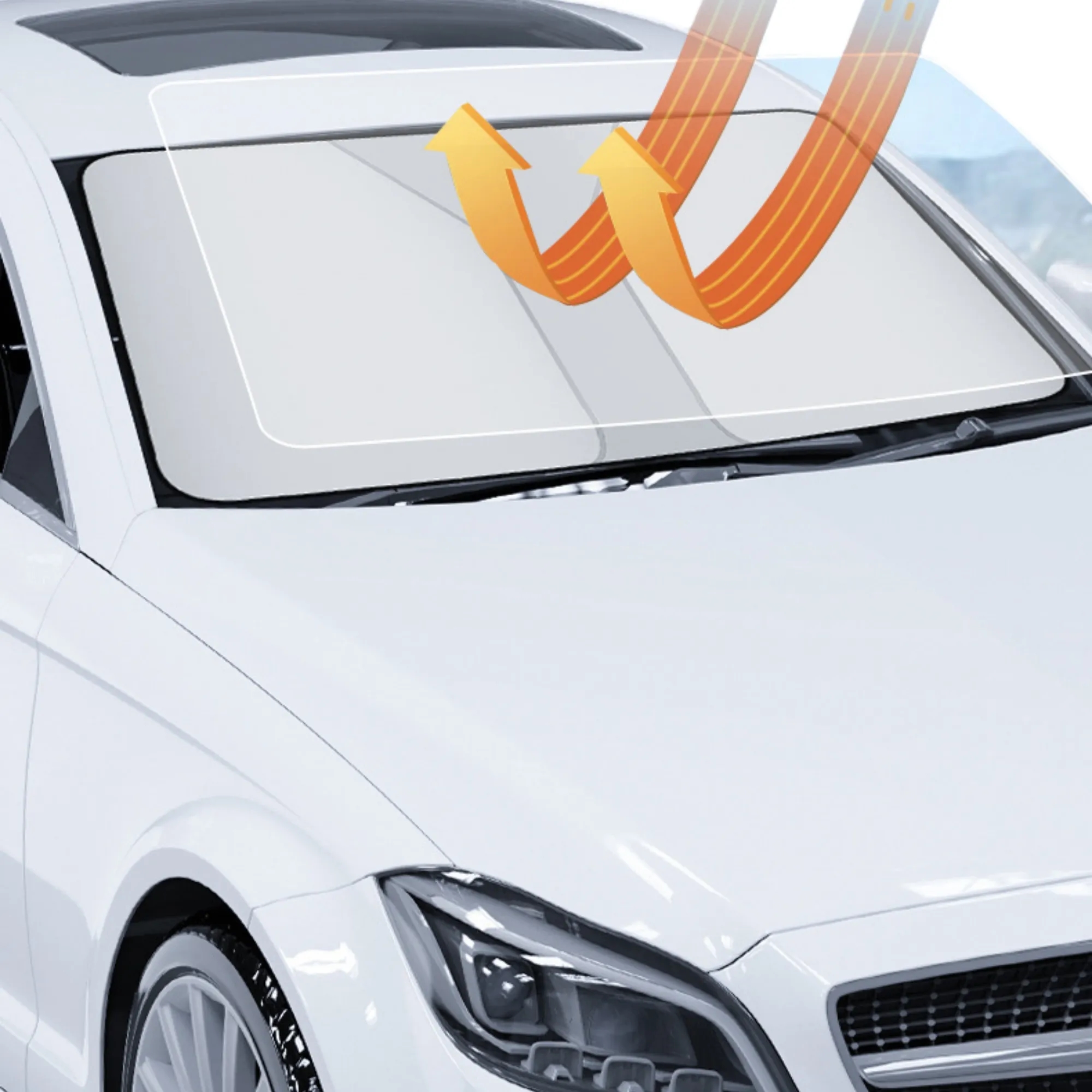 Foldable Car Windshield Sunshade Cover 5