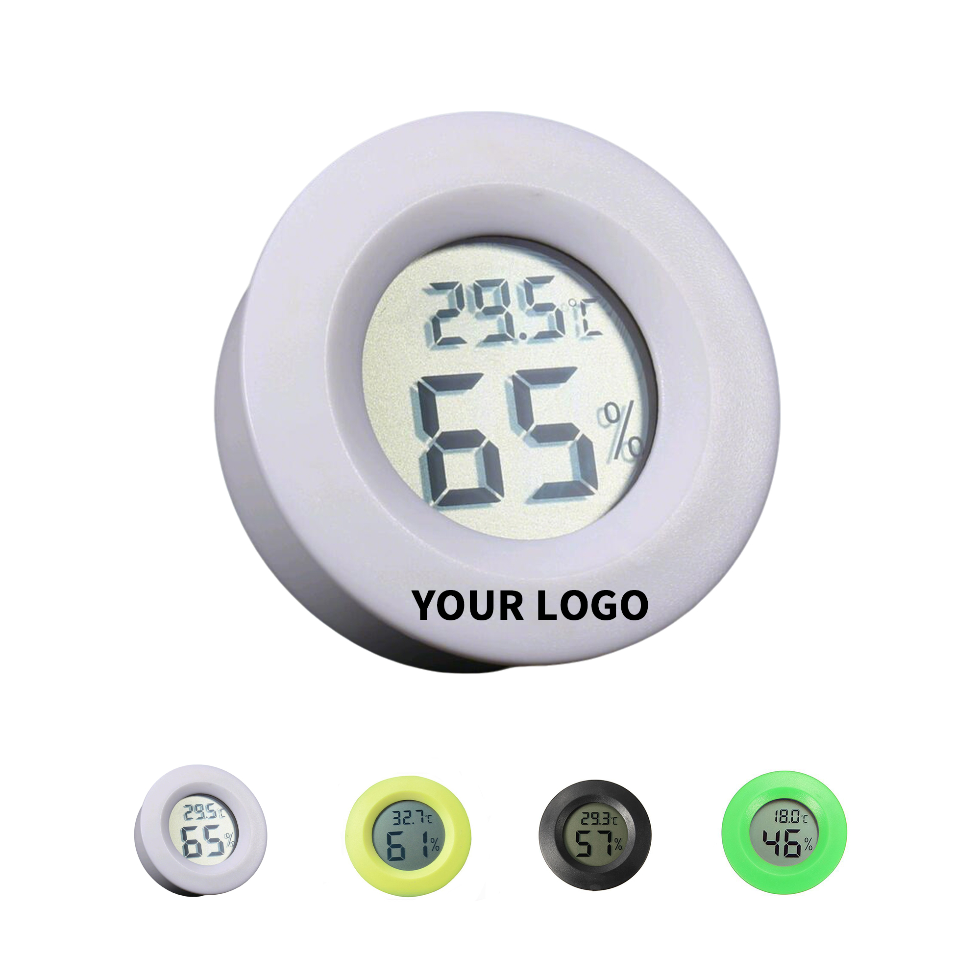 Mini Digital Hygrometer Thermometer 1.8" Length X 1.8" Width X 1" Height 6