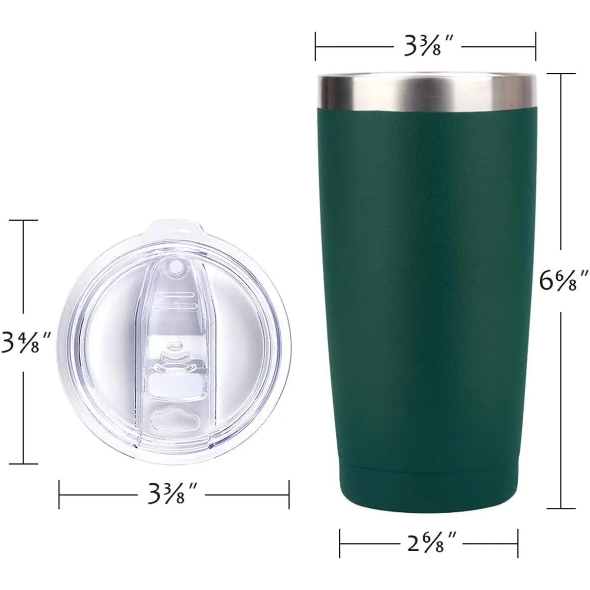 20oz Reusable Double Walled Insulated Travel Mug 3