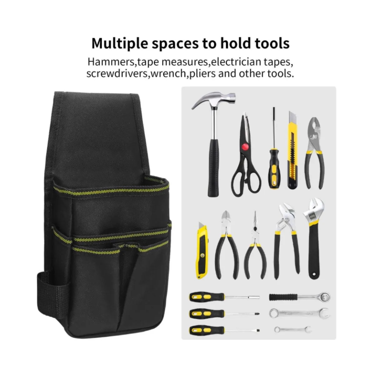 Heavy Duty Adjustable Tool Pouch Belt Waist Bags 2