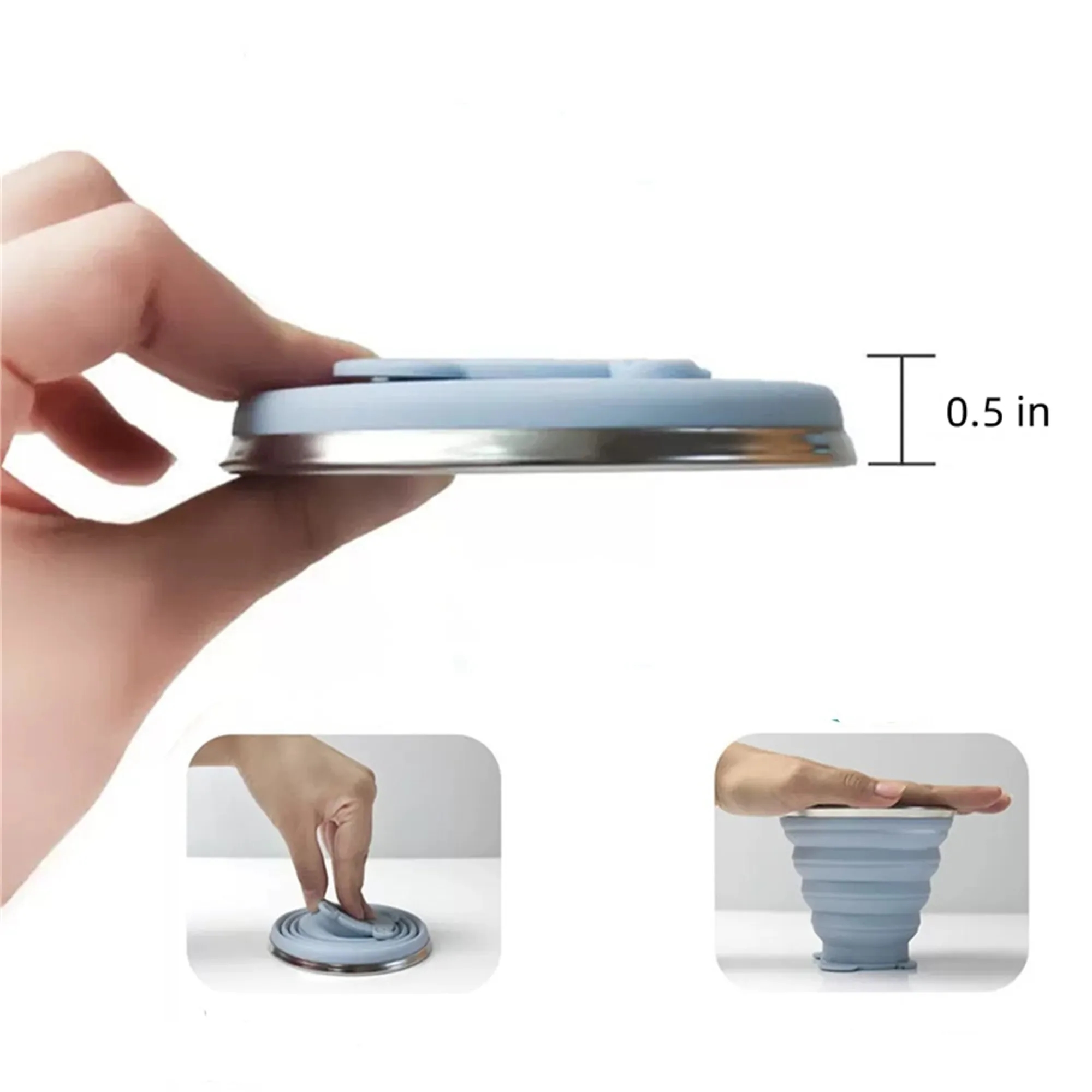 Silicone Collapsible Travel Water Cup 8