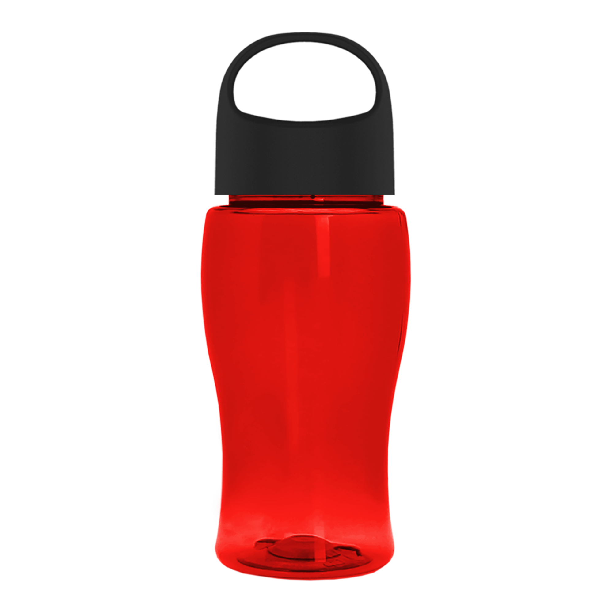 Poly-Pure Jr. - 18 oz. Transparent Bottle with Oval Crest 15