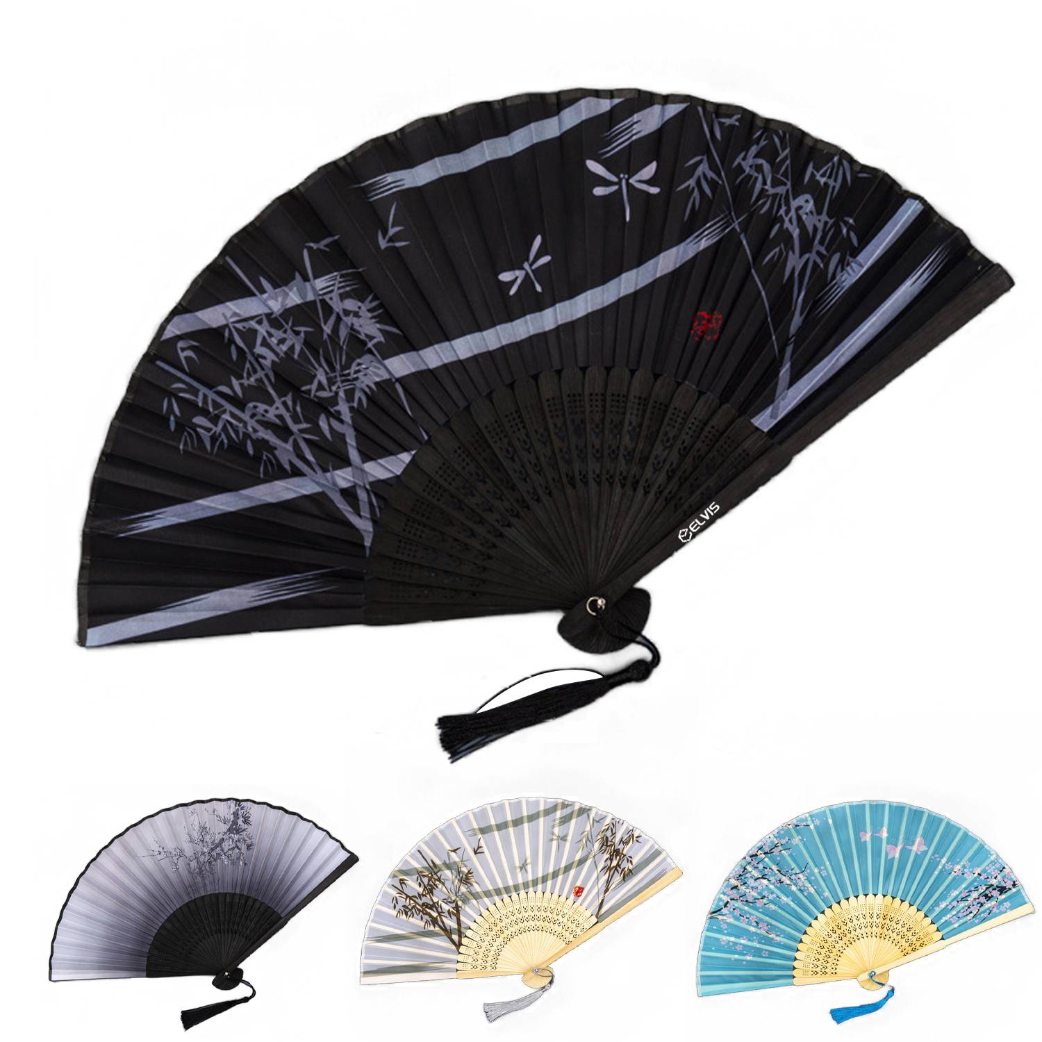 Classical Dance Folding Handheld Fan 5