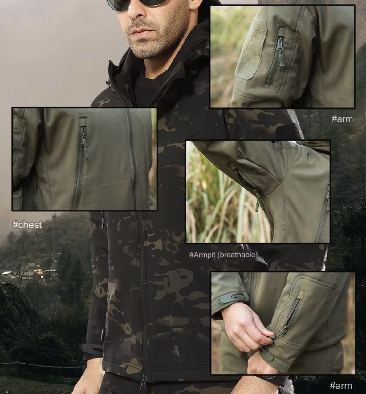 Men's Waterproof Soft Shell Jacket 2