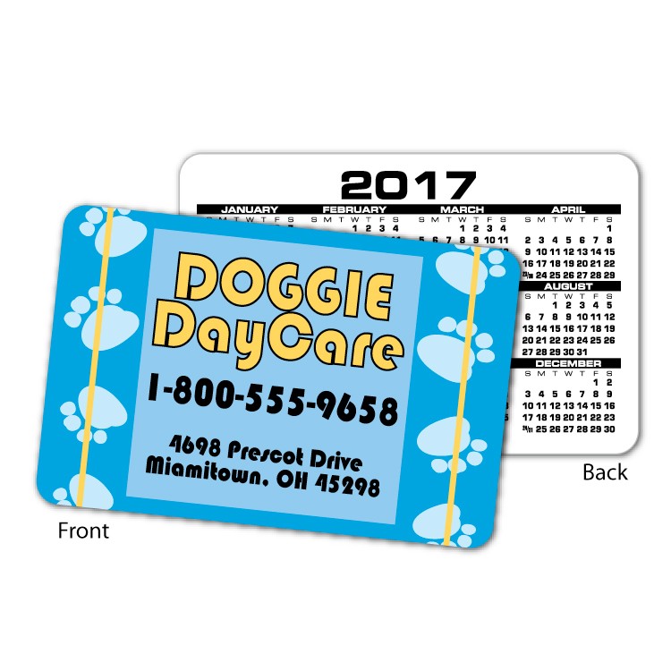 Pocket Calendar Card (Spot Color) 2