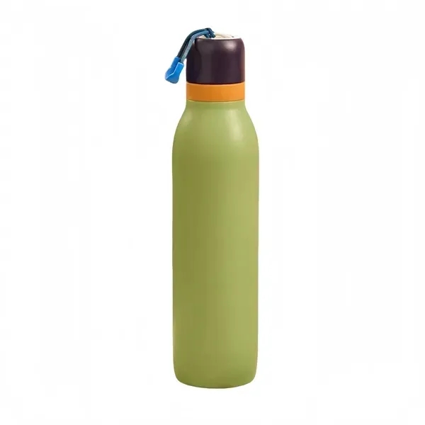18 oz Insulated Stainless Steel Water Bottle with Straw 7