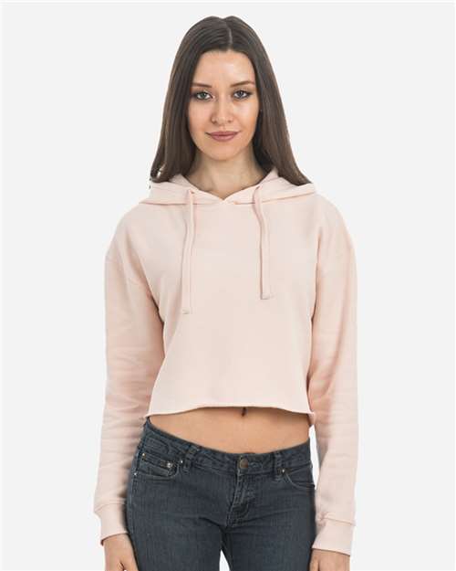 Women's Cropped Hoodie Sweatshirt - LS12000 29