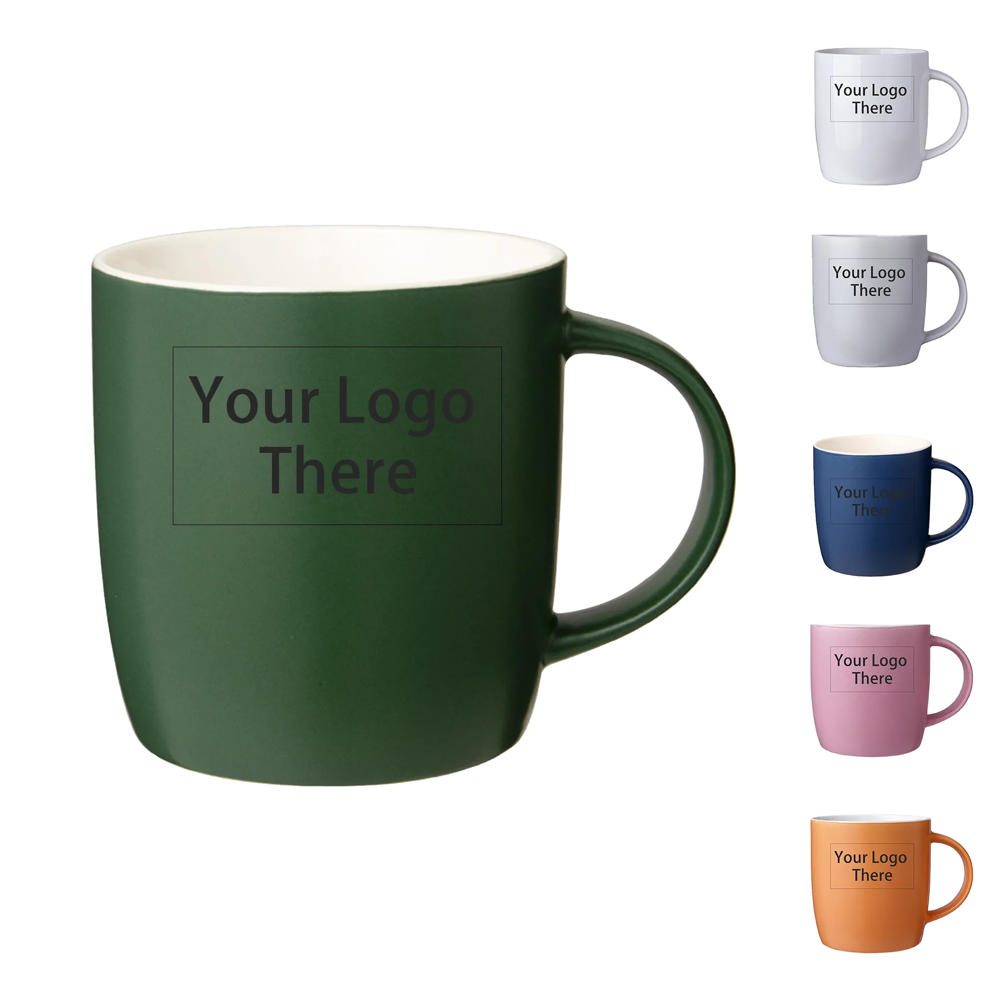11.8OZ. Classic Ceramic Coffee Milk Mugs 7