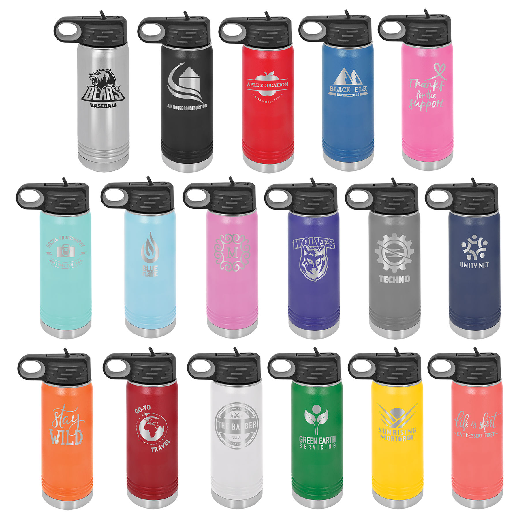 Polar Camel Insulated Water Bottle-17 colors 1