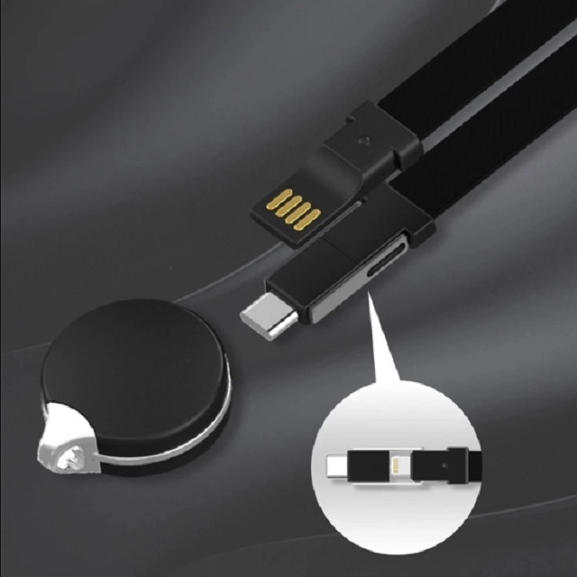 Lanyard Nylon 3 in 1 Charging Cable 2
