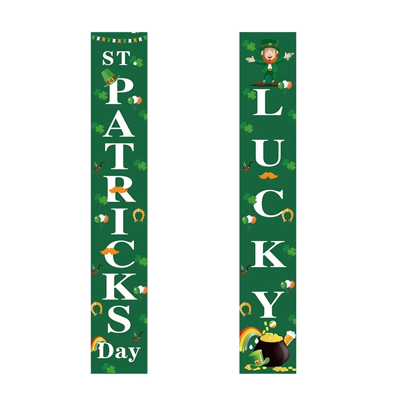 Happy St Patricks Day and Lucky Banner Decor for Home 2