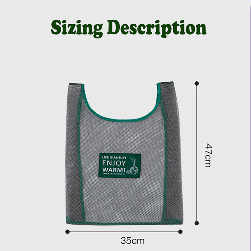 Polyester Reusable Mesh Grocery Bags 6