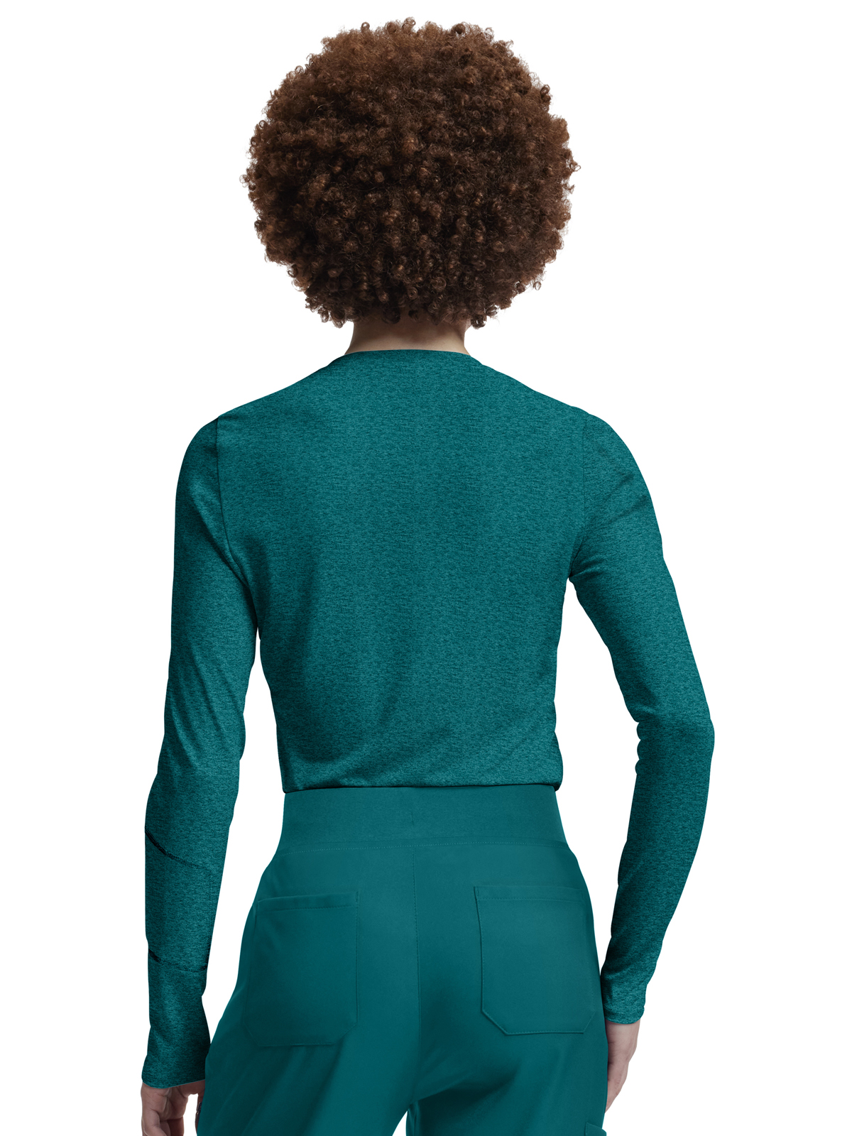 White Cross - VIBE - Women's Shirttail Hemline Underscrub Tee 28