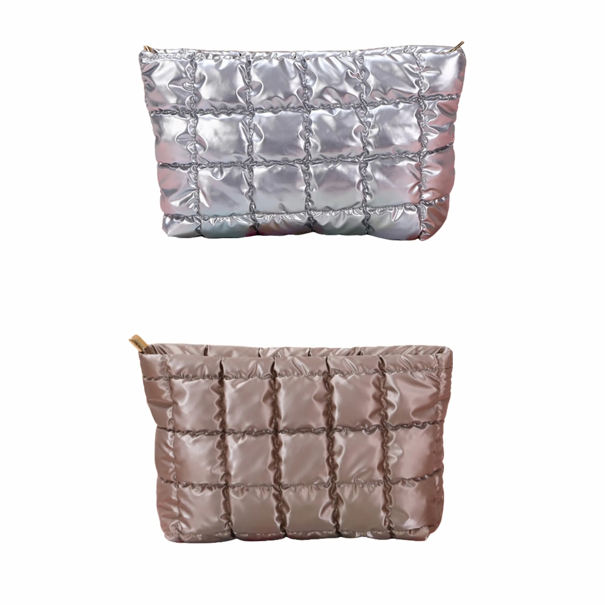 Ins-Style Quilted Cosmetic Bag, Portable Makeup Organizer 6