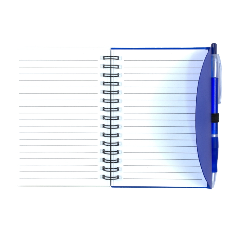 "CUPERTINO" Stylish Spiral Notepad Notebook with Matching Color Pen 10