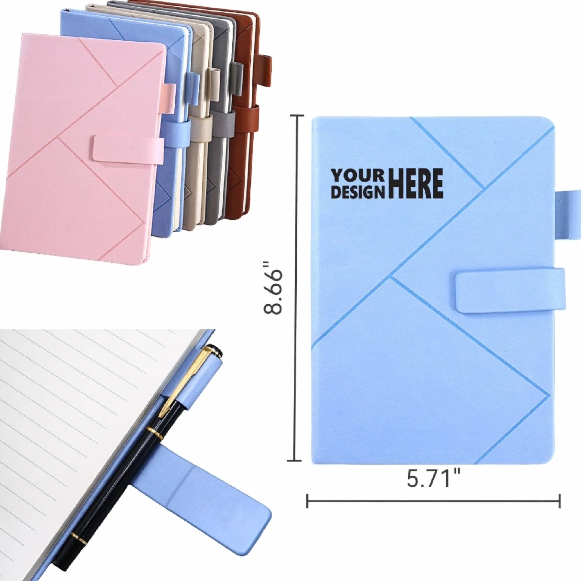 A5 Magnetic Notebook Custom Logo Business Journal 5