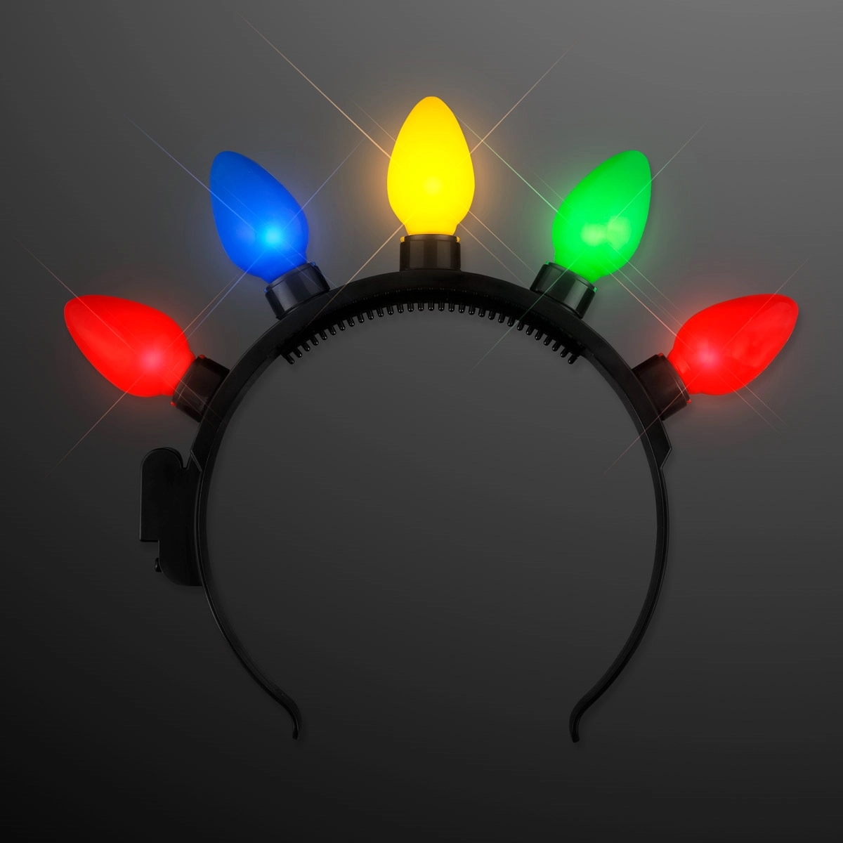 Light Up Christmas Bulbs Headband 2