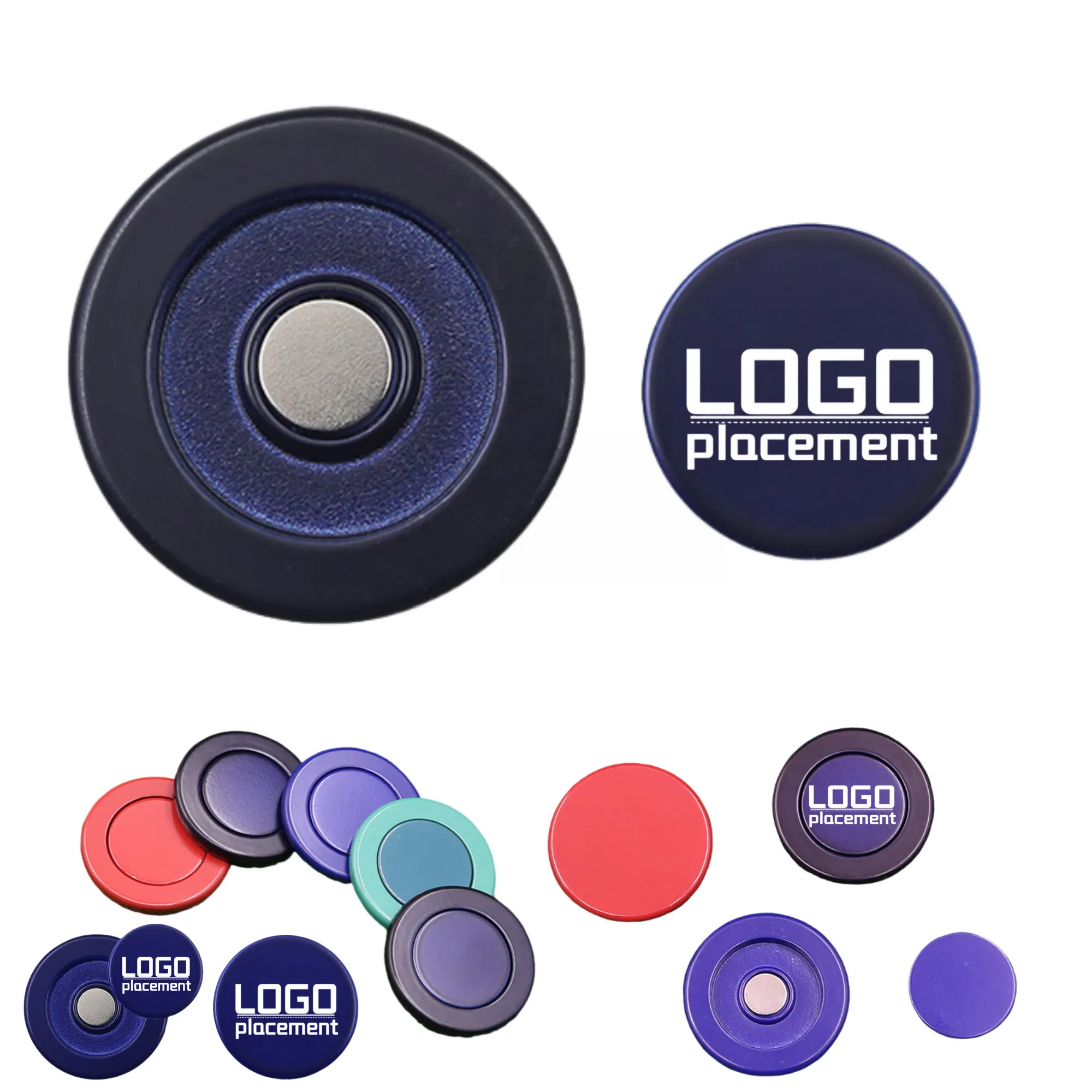 Golf Metal Ball Marker Mark Hat Clip