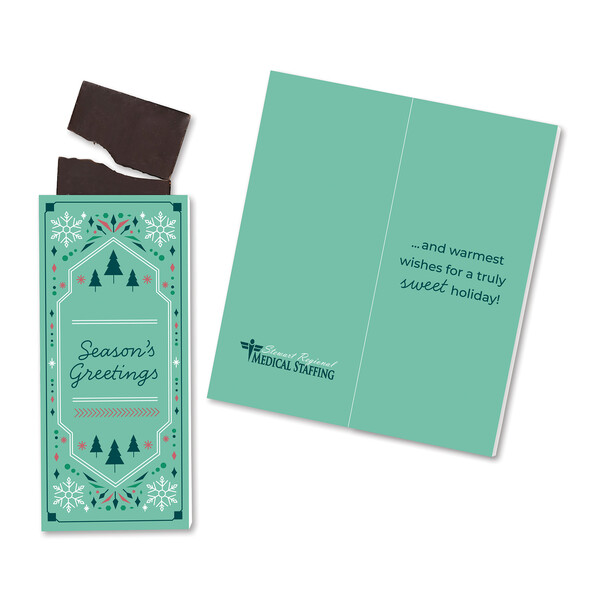 SALE - Full-Color Custom Sweeter Cards with Milk Chocolate Bar