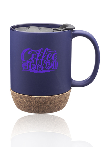 13 oz. Barista Ceramic Mugs with Cork Bottom 3