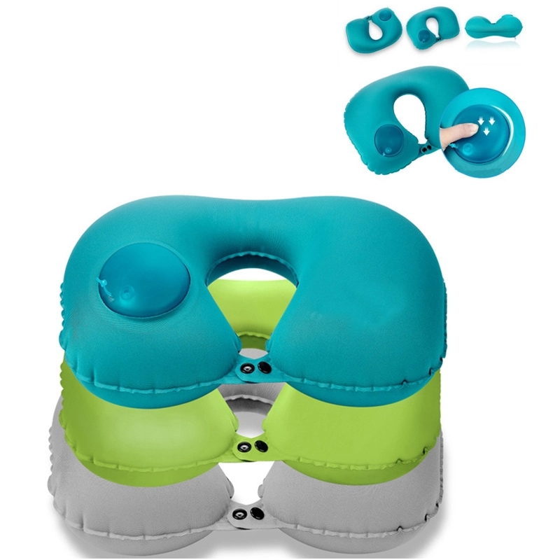 Automatic Air Inflatable Travel Neck Pillow 3