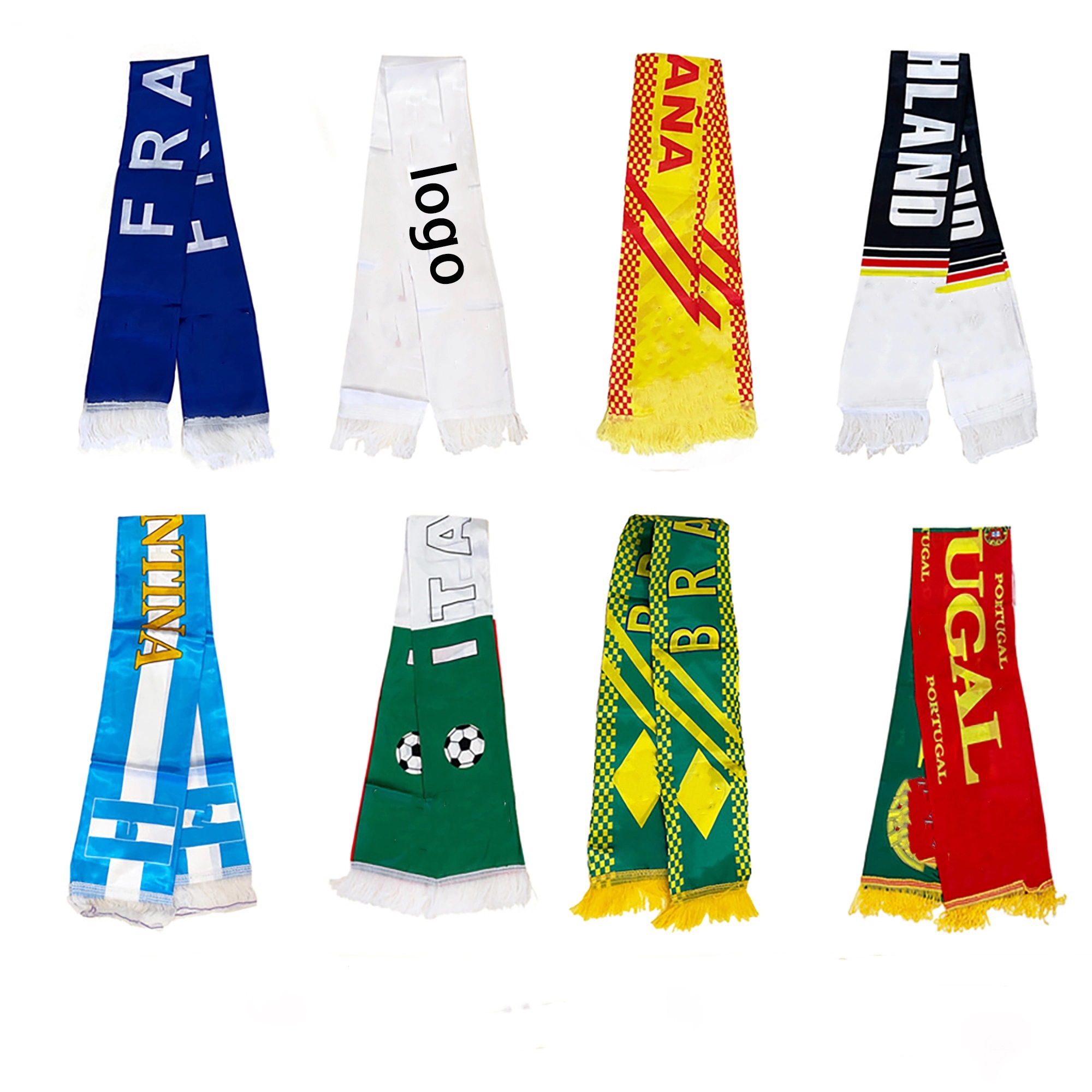 Fan print scarf 3