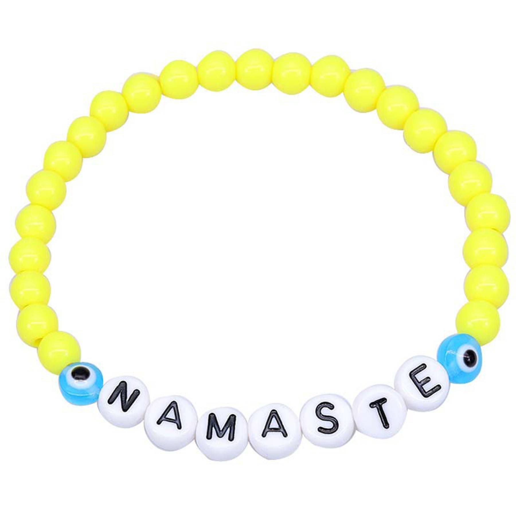 Plastic Handmade fashion letter beaded bracelet 8
