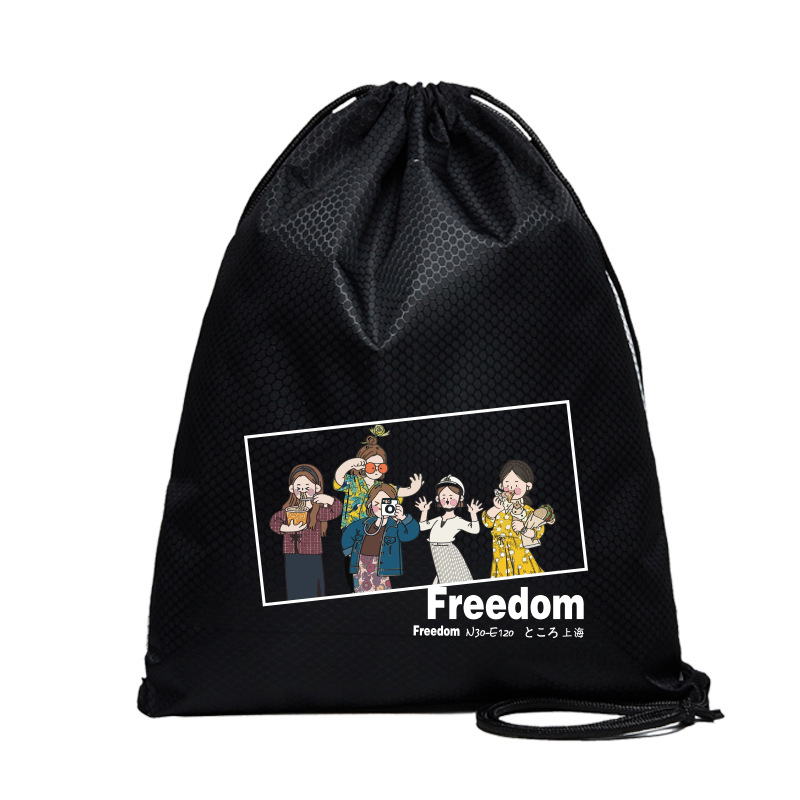 600D Football Material Drawstring Sports Bag 7
