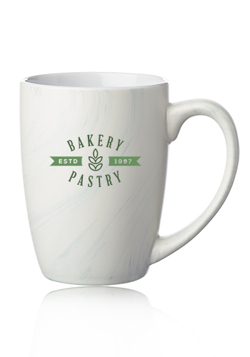 10 oz. Marble Glaze Ceramic Mugs 1