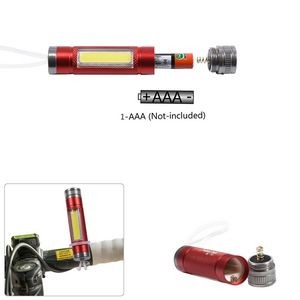 Lightweight Hollow Top LED Flashlight With Carabiner 14