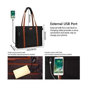 Woman Laptop Tote Bag 2