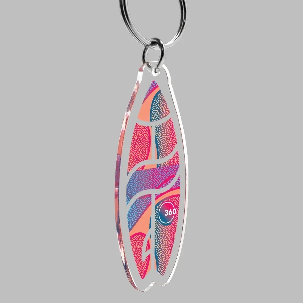 1/8" Custom Ultra Vivid Color Keychain 20
