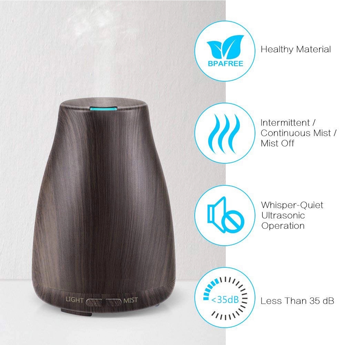 7 Colors Lights Upgraded Diffusers for Essential Oils 6