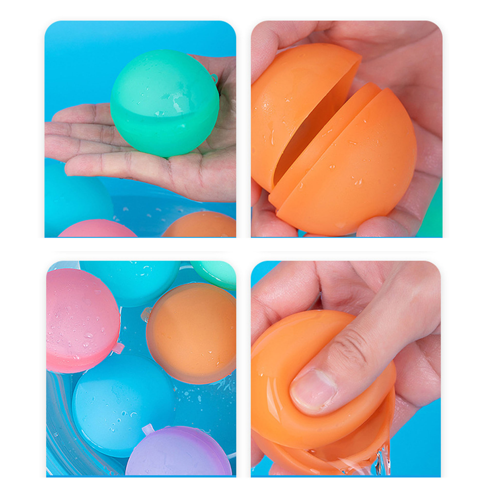 Reusable Silicone Splash Balloons for Kids MOQ 50 PCS 2