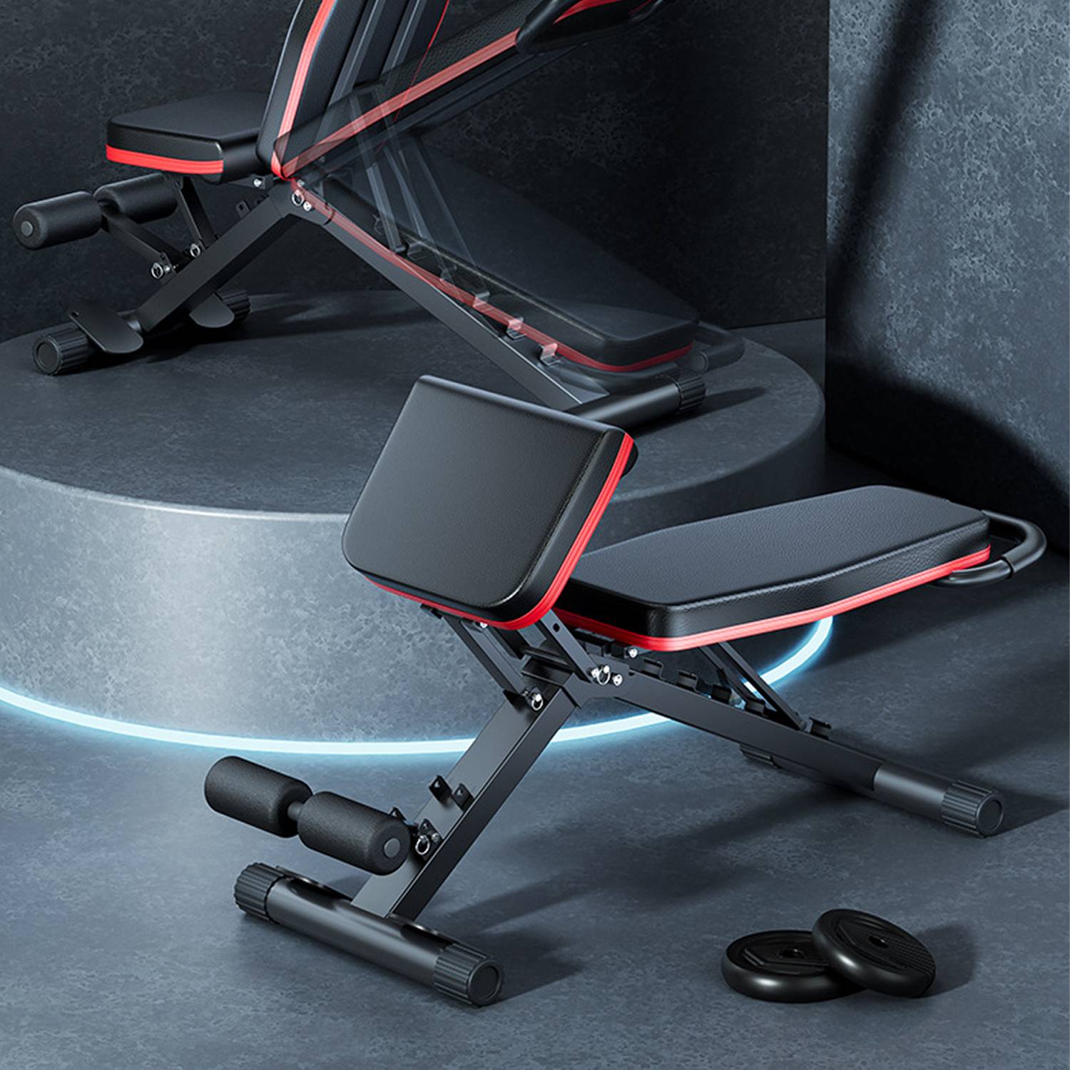 Multi Functional Sports Foldable Home Fitness Bench 4