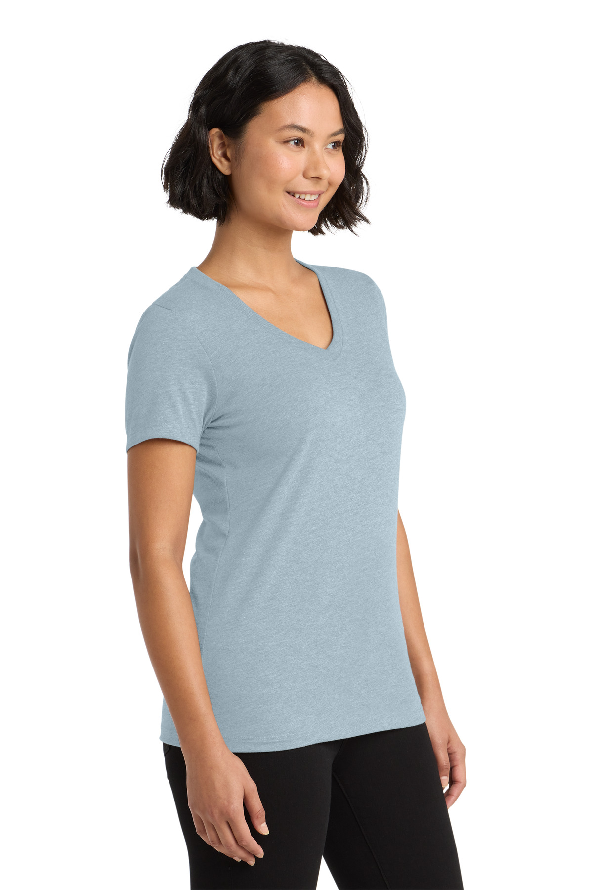Allmade Women's Tri-Blend V-Neck Tee AL2018 29