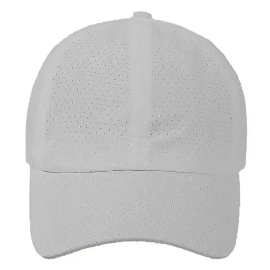 Stock Solid Color Quick Dry Poly 6-Panel Baseball Cap 3