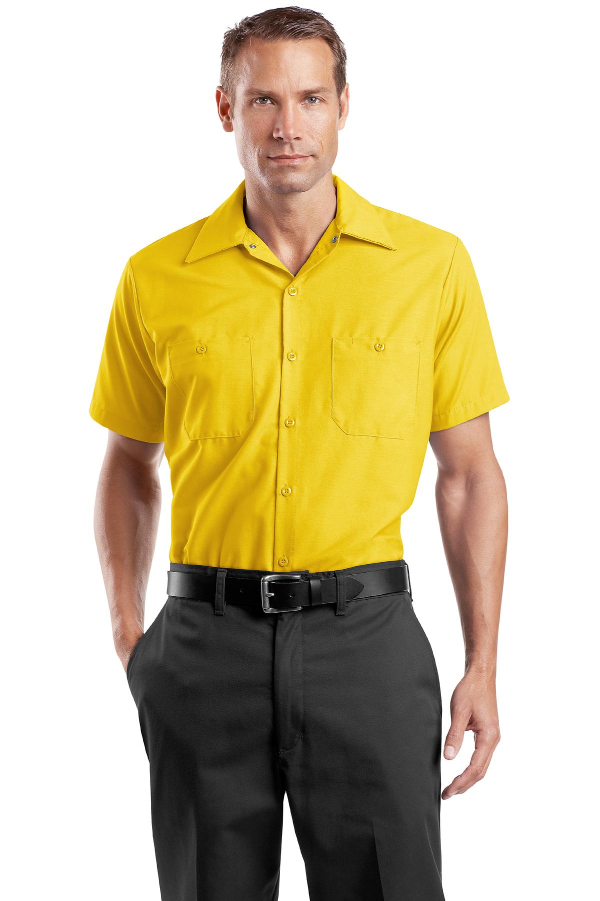 Red Kap Short Sleeve Industrial Work Shirt. SP24 33