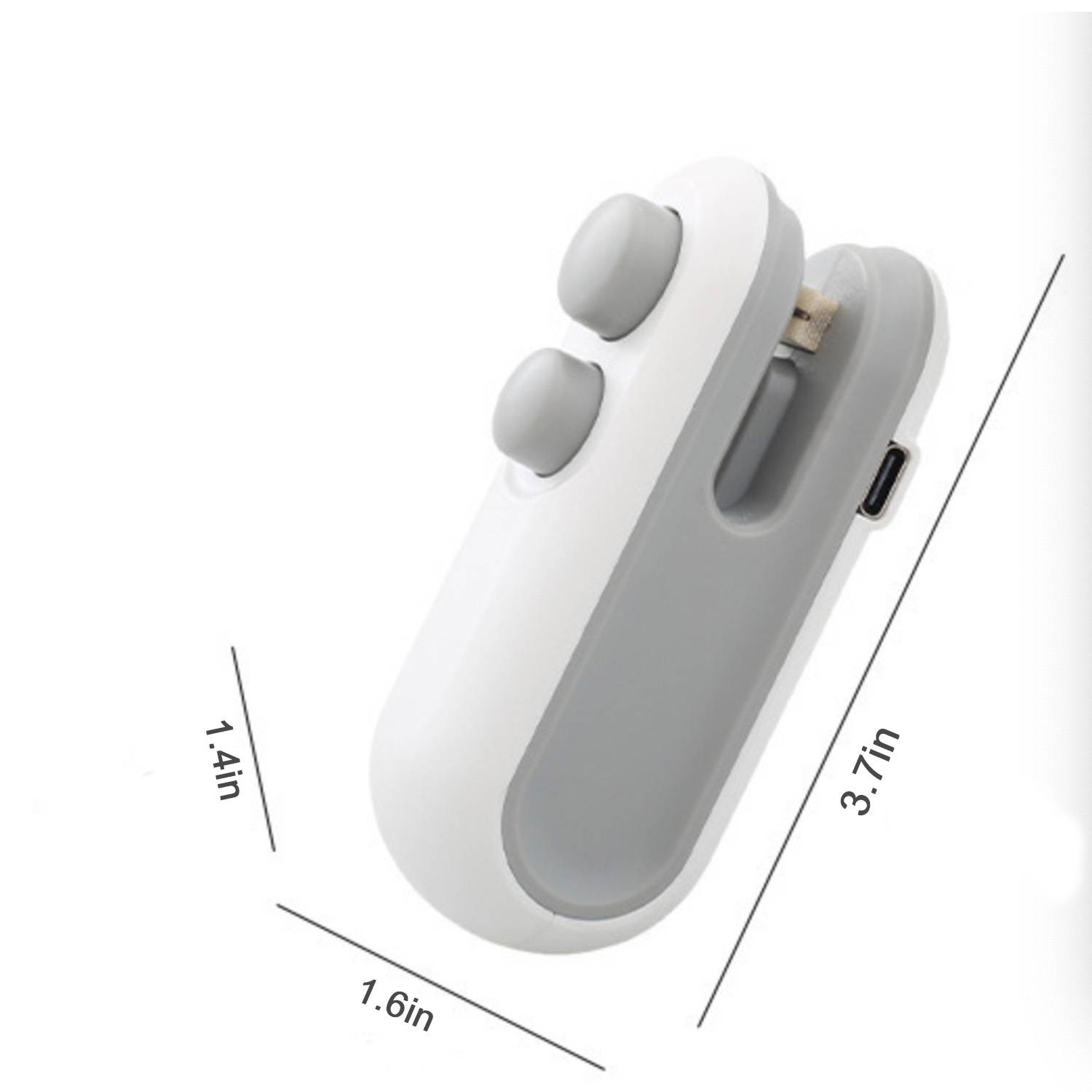 Heat Seal with Cutter Plastic On-the-go snack closure clip 2