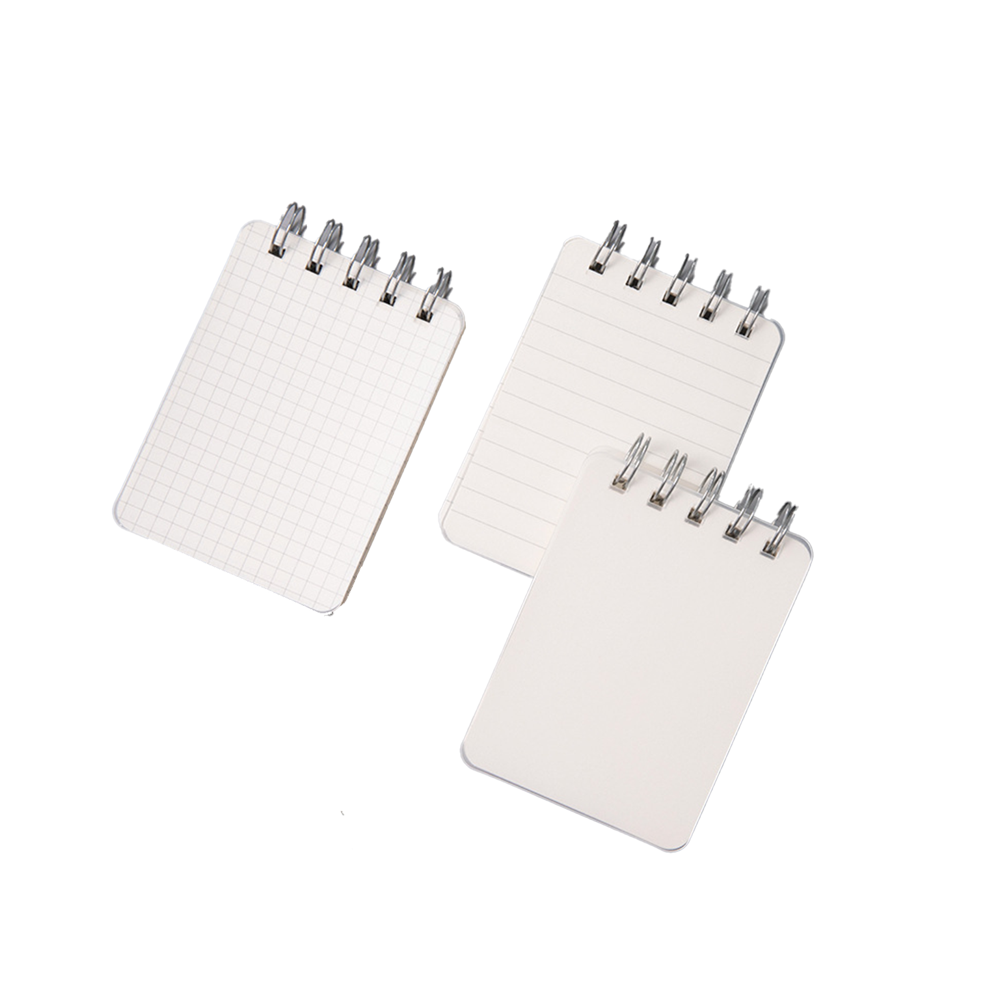 Mini Portable Transparent PP Coil Notebook 4