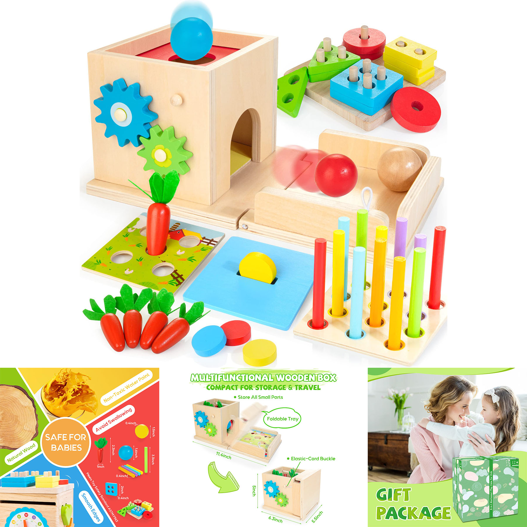 8-in-1 Wooden Play Kit 2