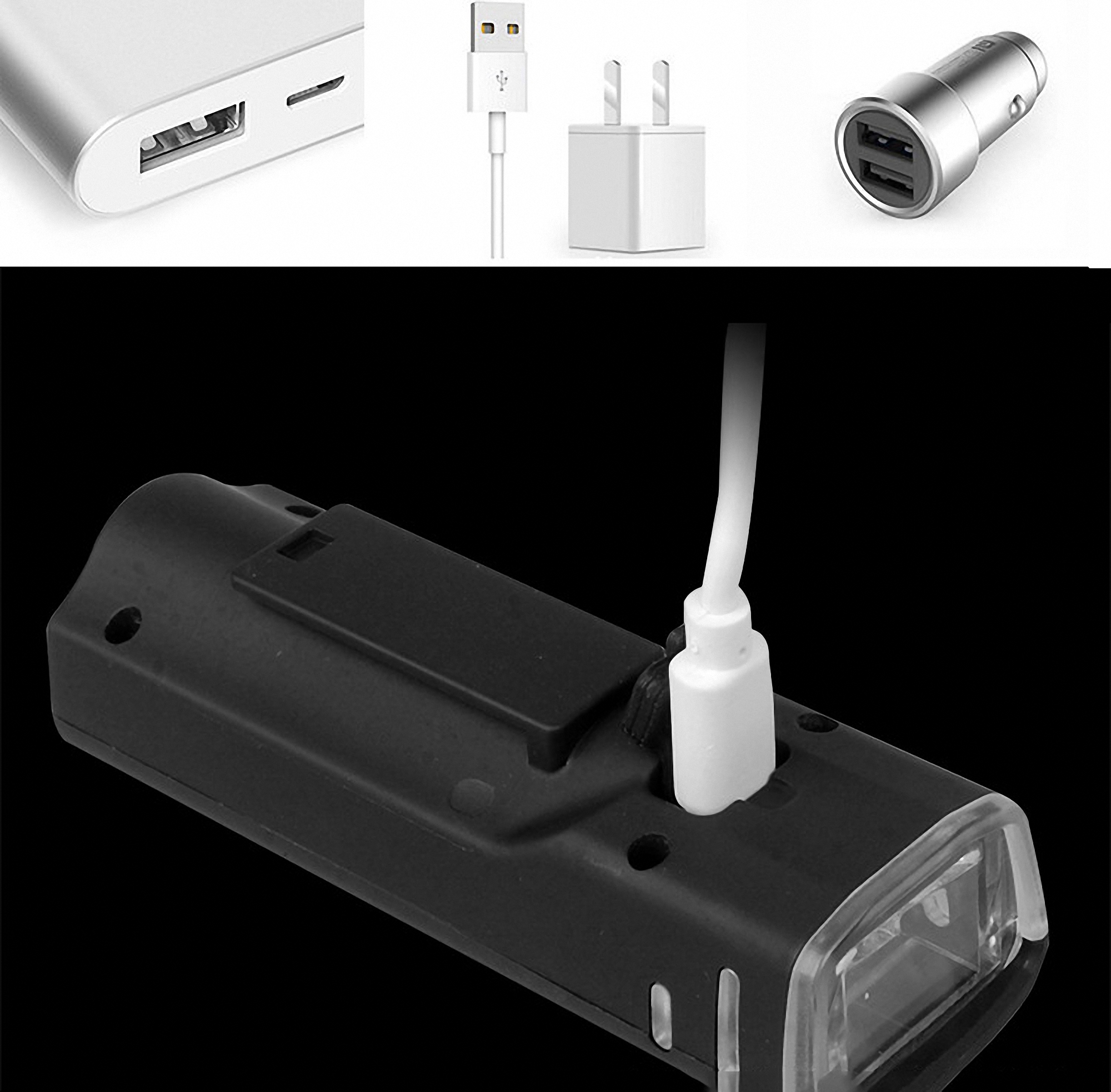 USB Rechargeable Automatic Bike Light 5