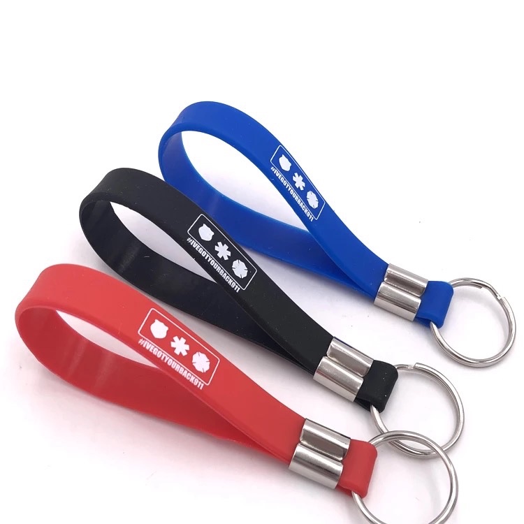 Silicone Wristband Keychain 1