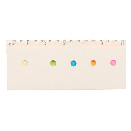 Recycled Milk Carton Sticky Notes & Ruler Pad 15