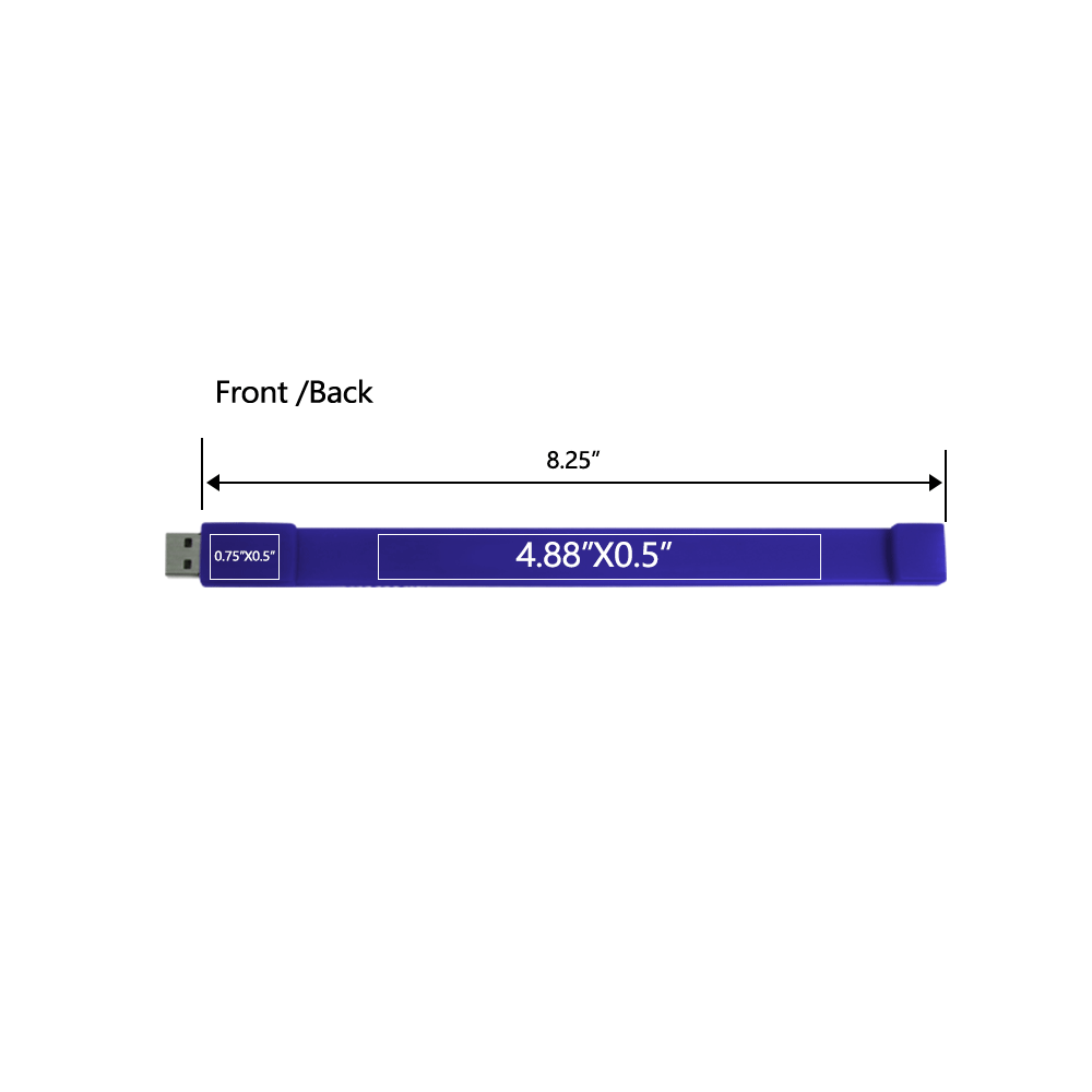Lombard Wristband USB Drive 62