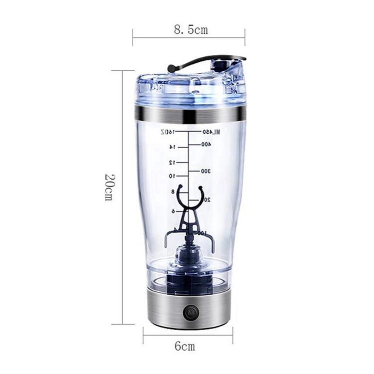 16Oz Rechargeable Electric Protein Shaker Bottle, custom water bottle with logo imprint 4